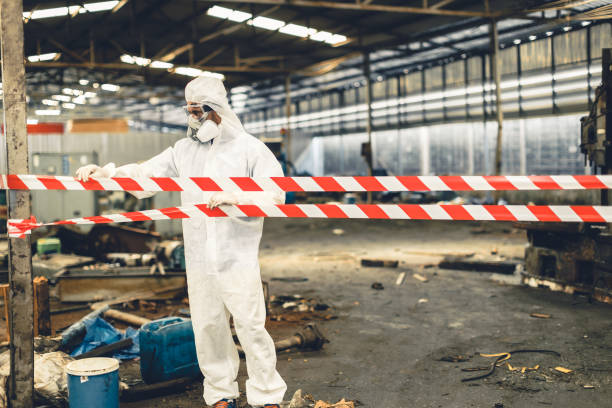 Professional Crime Scene Cleanup technician working in Litchfield, MI